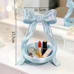 présentoir bijoux rose clair satiné boîte rangement féminin organisateur maquillage
