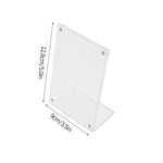 cadre photo transparent moderne clips photos fleurs séchées variante acrylique