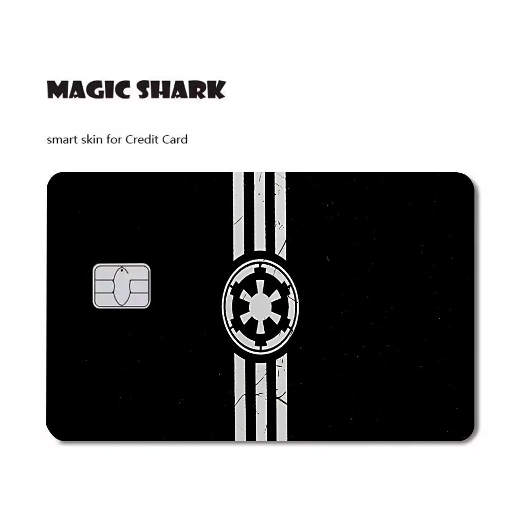 étui carte bancaire star wars logo noir rouge adhésif moderne stylisé billets protection porte
