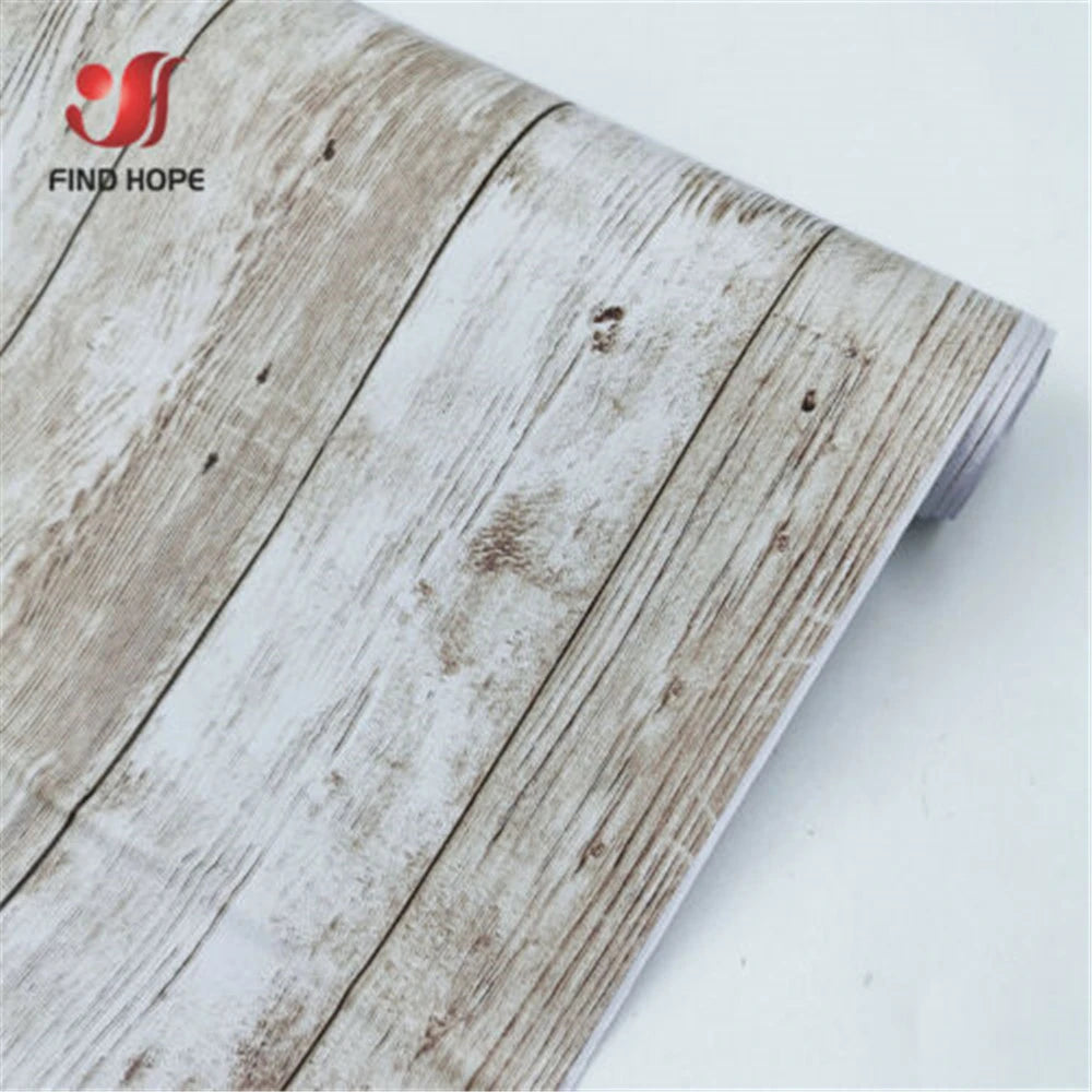 papier peint vinyle adhésif texture bois moderne imperméable rénovation mur salon chambre coucher