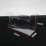 boîte rangement transparente moderne porte mouchoirs boîte organiser rectangle adhésif fixations minimaliste