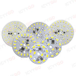 plaque led circulaire 24w blanc 6000k 3000k moderne diodes smd ac220v