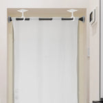 anneaux rideau transparents moderne auto adhésifs sans perçage brackets supports chambre salle bain