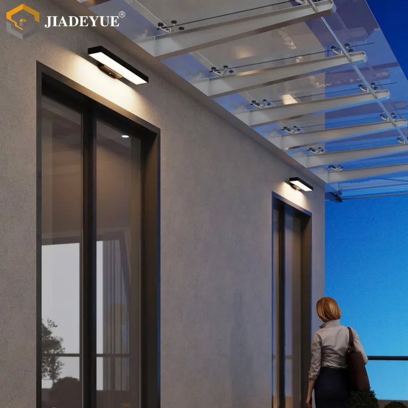 applique murale moderne led ip65 acier inoxydable noir 2492000lm 85265v
