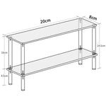 étagère acrylique transparente présentoir vertical cosmétiques vernis ongles figurines jouets salon