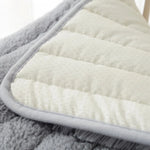 coussin chaise moelleux velours beige rose gris motifs rayés moderne amovible lavable