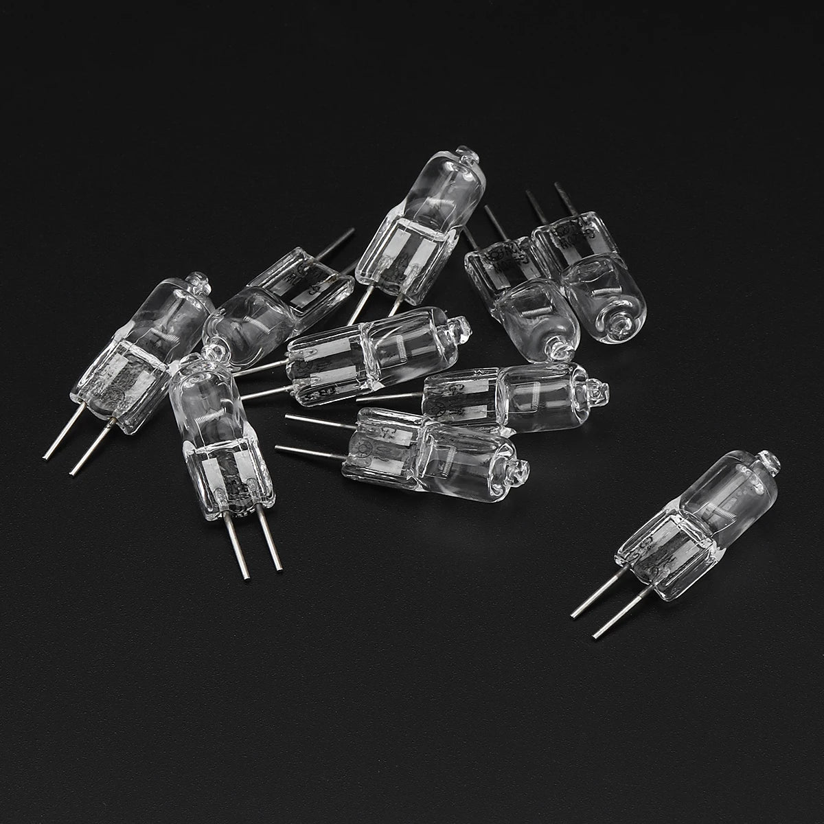 ampoules halogènes transparentes opalescentes blanc chaud 10w 20w 35w g4 10000h classique