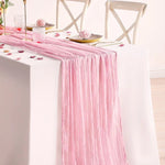 nappe decorative plissée semi transparente beige rose vert olive mariage nouvelle annee festive