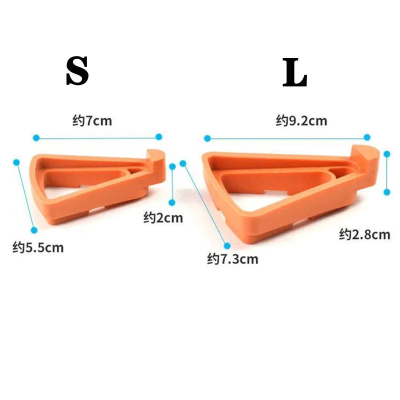 supports pot orange moderne adhésif 10pc 5pc plateau plat lisse ventilé jardineriaux
