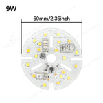 plaque led circulaire blanc blanc chaud 9w 12w 20w moderne sans pilote smd2835