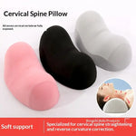 oreiller cervical ergonomique polyester coton rose noir gris massage nuque confortable portable domestique aide
