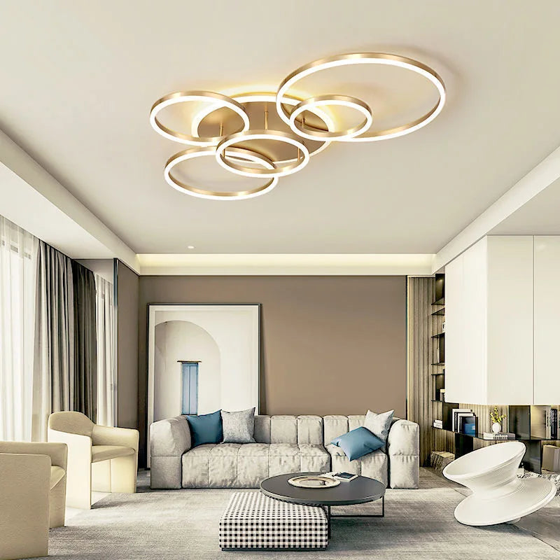 Plafonnier LED rond variateur intensité chambre