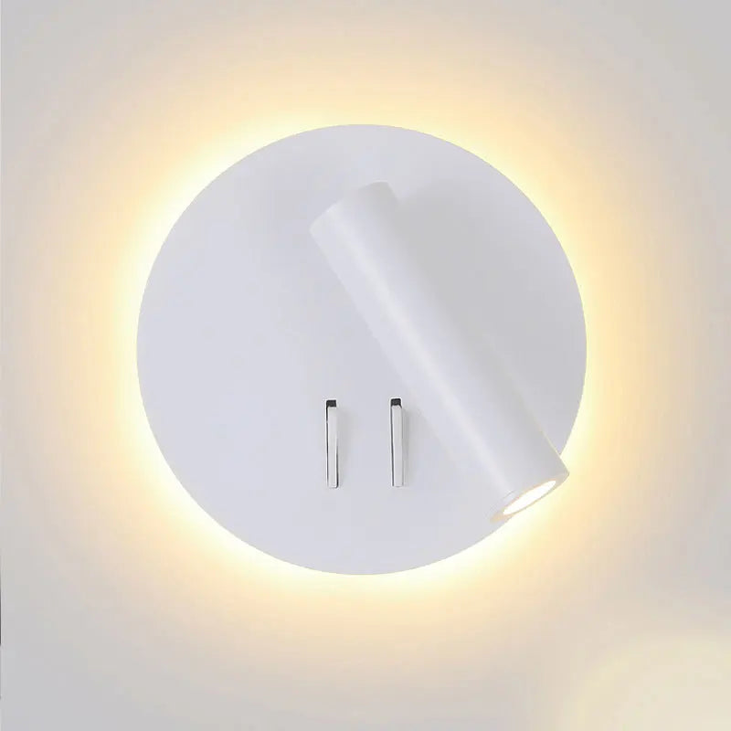 lampe murale moderne led blanc noir étude chambre coucher entrée salle manger cuisine