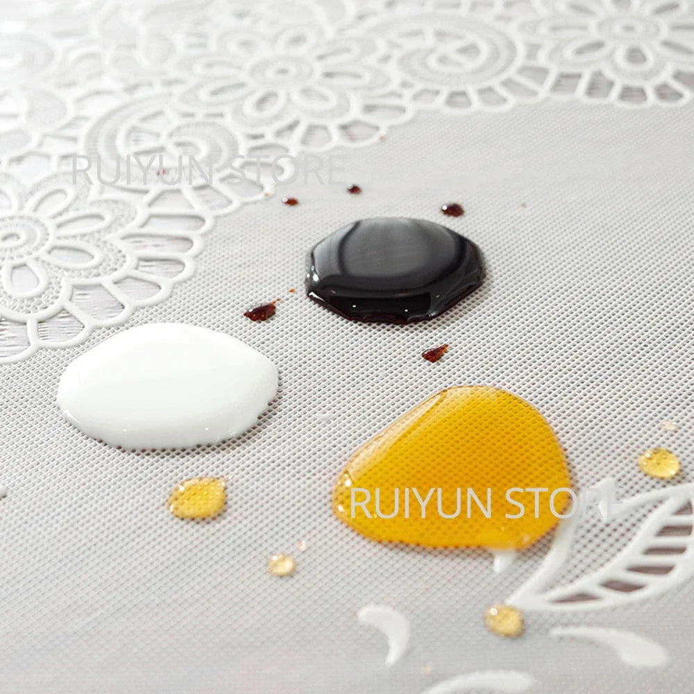 nappe table ronde blanche broderie florale classique imperméable fête mariage décoration maison