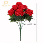 bouquet roses artificielles violettes decoration maison anniversaire mariage fete pendaison cremaillere intérieur