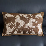housse coussin polyester géométrique beige marron nordique contemporain adhésif tassel decoration intérieur voiture