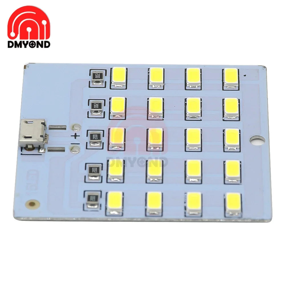 Module LED Blanc 5V 430mA 12 16 20 Pièces Moderne Mat Opacité Connecteur Diodes