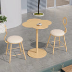 chaises patio modernes fer forgé couleur vert bleu blanc minimaliste jardin balcon