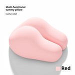 oreiller concave mousse 3d fibre bambou support dos fesse moderne violet opaque