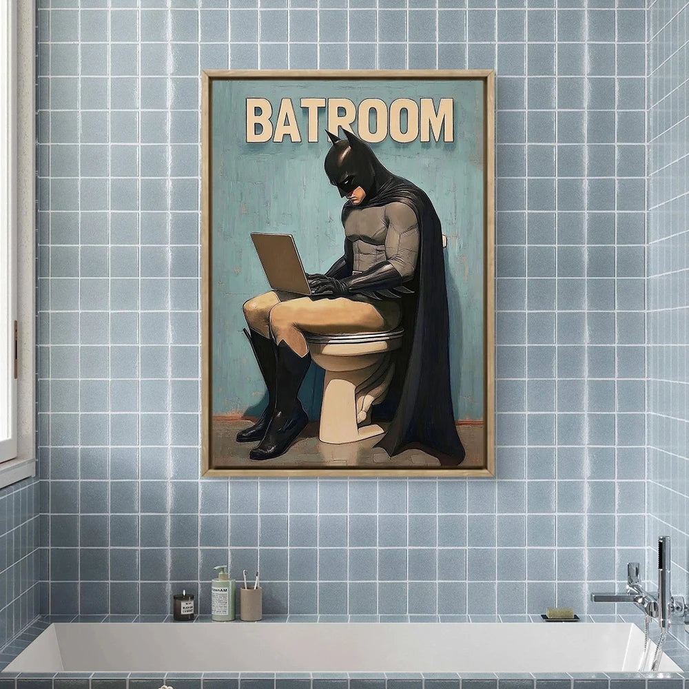 toile d'art batman pop culture toile sans cadre batman toile moderne toile humoristique toile