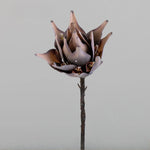 fleurs artificielles king protea blanc vert rose decoration maison anniversaire mariageintérieur