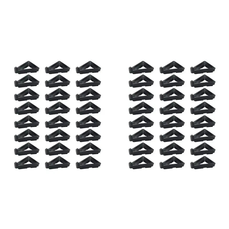 supports pots fleurs noirs minimalistes modernes adhésifs invisibles extérieurs hauteur ajustable jardinière élégante discrète