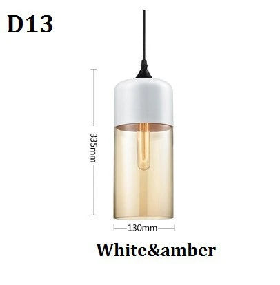 Suspension lumineuse moderne verre translucide câble noir salon chambre