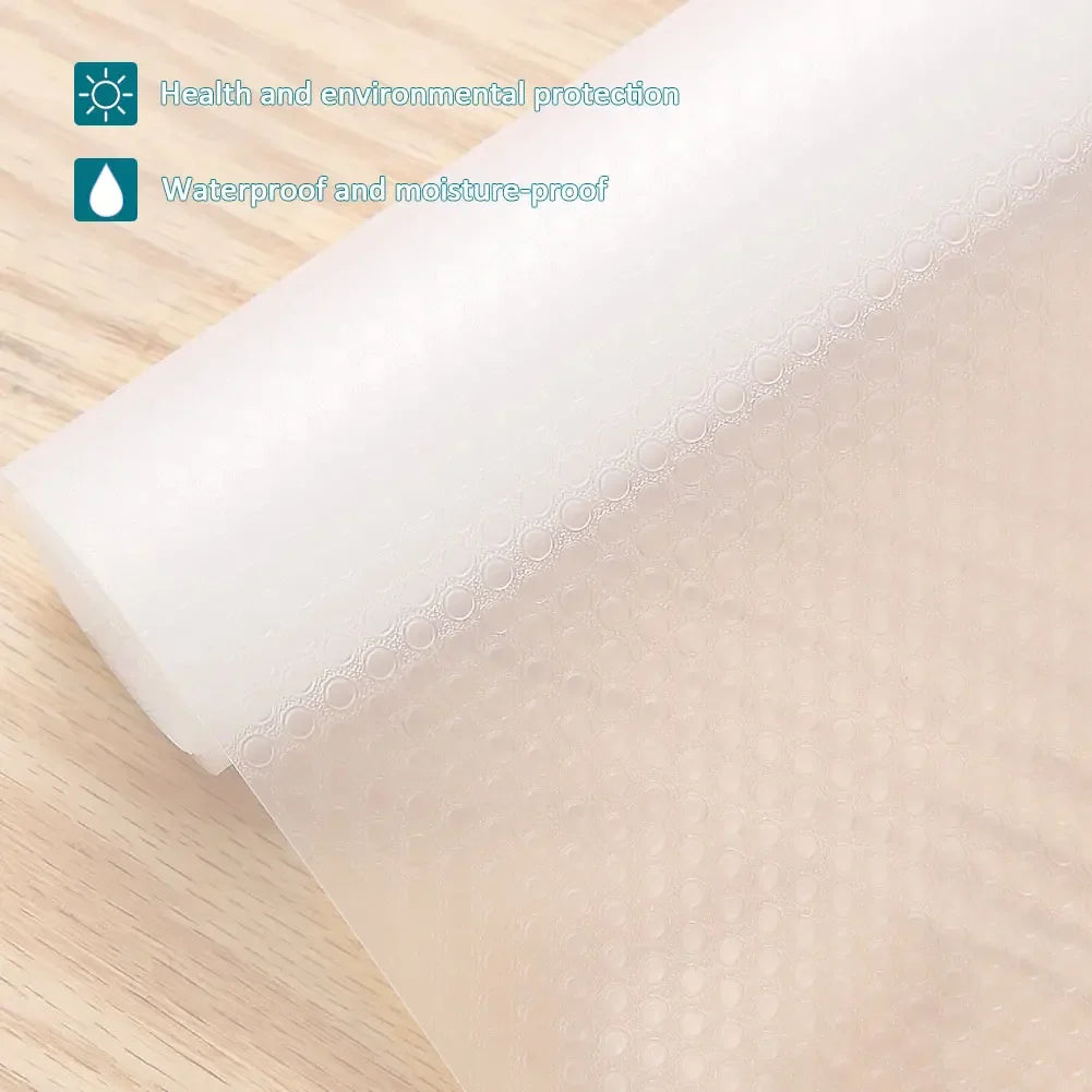 tapis placard imperméable adhésif texture points moderne vert clair gris blanc tapis anti dérapant