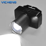lampe torche led rechargeable projecteur grand angle camping pêche travail plein air flash clips