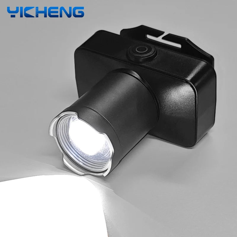 lampe torche led rechargeable projecteur grand angle camping pêche travail plein air flash clips