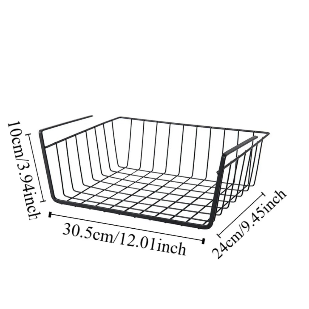 panier suspendu blanc noir réutilisable clips moderne rangement respectueux environnement multifonctionnel