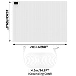 tapis sol antistatique conducteur adhésif câble prise moderne blanc grille taille