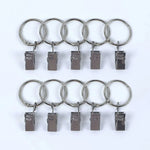 clips porte clés anneaux argentés clips métal inoxydable moderne accessoire ouverture fixations 10pcs