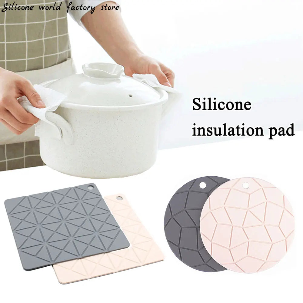 tapis isolation silicone gris rose moderne 18cm 18cm respectueux environnement