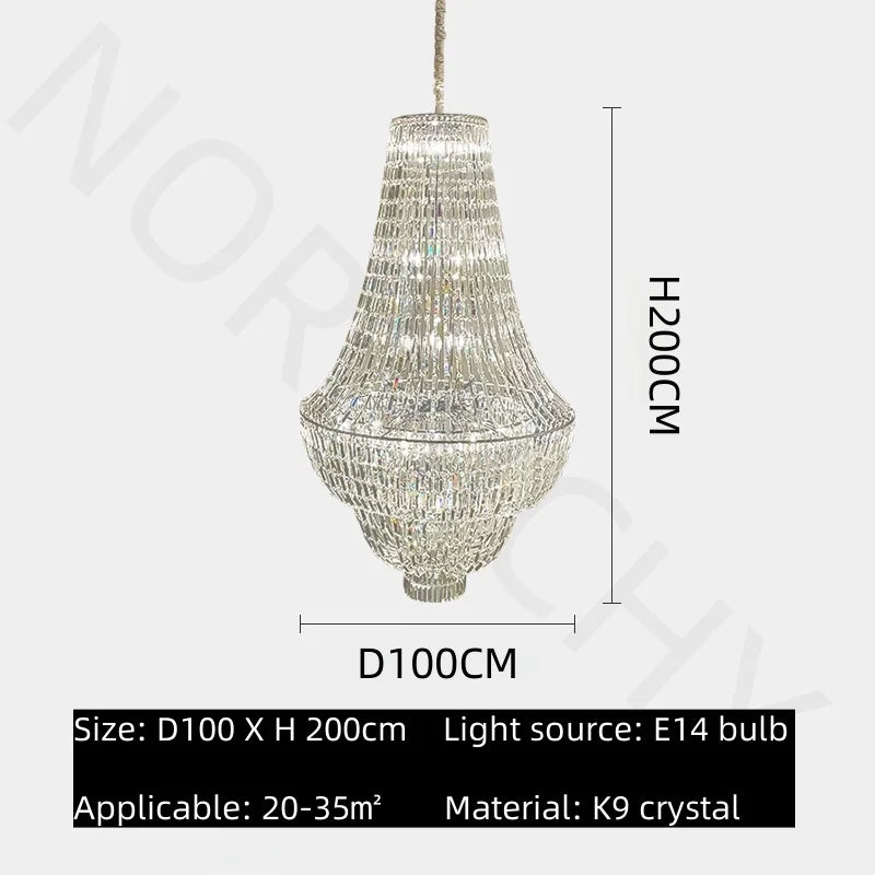 lustre cristal facettes transparent classique salon chambre éclairage deco pendentif facile lumière chambre decoration