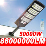 lumière solaire extérieure étanche ip65 led 20000w 50000w moderne noir fixation murale télécommande