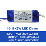 driver led blanc bleu moderne constant current 3w 30w 85 265v
