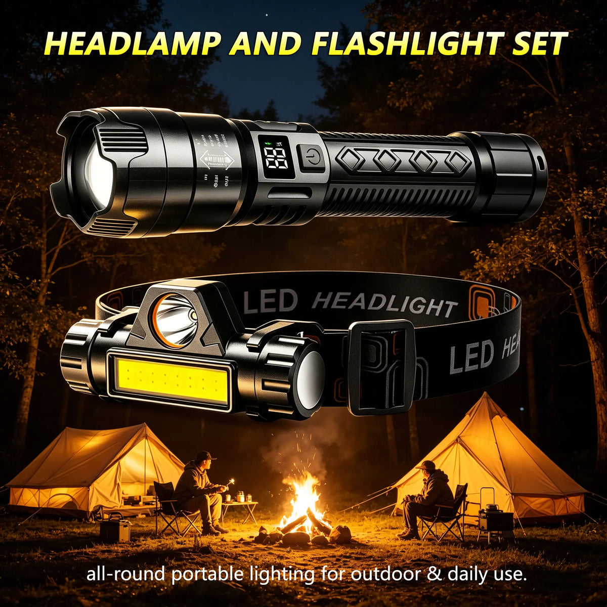 lampe torche lampe frontale rechargeable haute luminosité éclairage nocturne certification rohs ccc moderne pratique