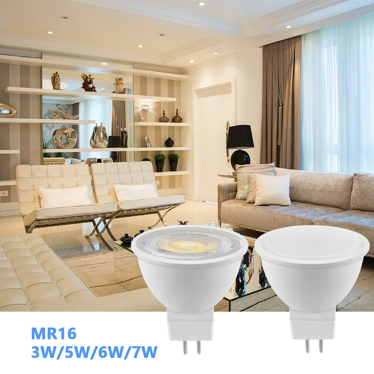 ampoules led downlight blanc mat 12v 3w 7w 120deg 3000k 38deg 4000k 6000k modernes
