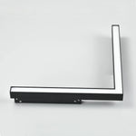 lampe d'angle led noir moderne fixations vis 16w dimmable dali tuya zigbee