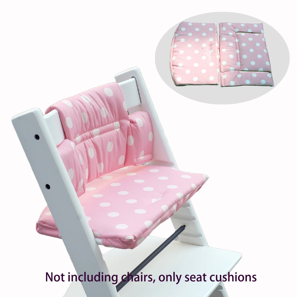 coussin imperméable coton polyester chaise enfant blanc noir moderne plateau repose pieds