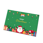 tapis noël rouge vert marron santaclaus rennes boules sapins cadeaux flocons étoiles merrychristmas