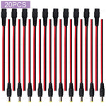 câbles électrique connecteurs mâle femelle 24v 2pin 3pin 4pin 5pin noir rouge vert