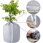 sac transport plante tissu oxford gris noir pratique imperméable zippable resistant