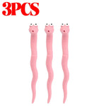 stylos forme vers rose créatif facile utiliser sans batterie ludique maison