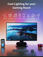 bande led néon rgb flexible décoration intérieure éclairage personnalisable bluetooth