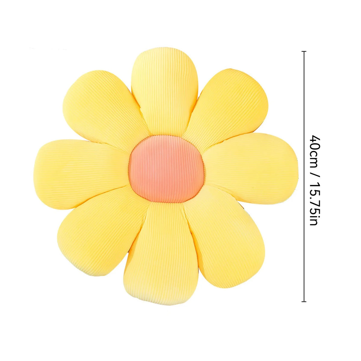 coussin moderne fleur rayures bleu clair jaune vert rose blanc oblong chambre décoration