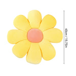 coussin moderne fleur rayures bleu clair jaune vert rose blanc oblong chambre décoration