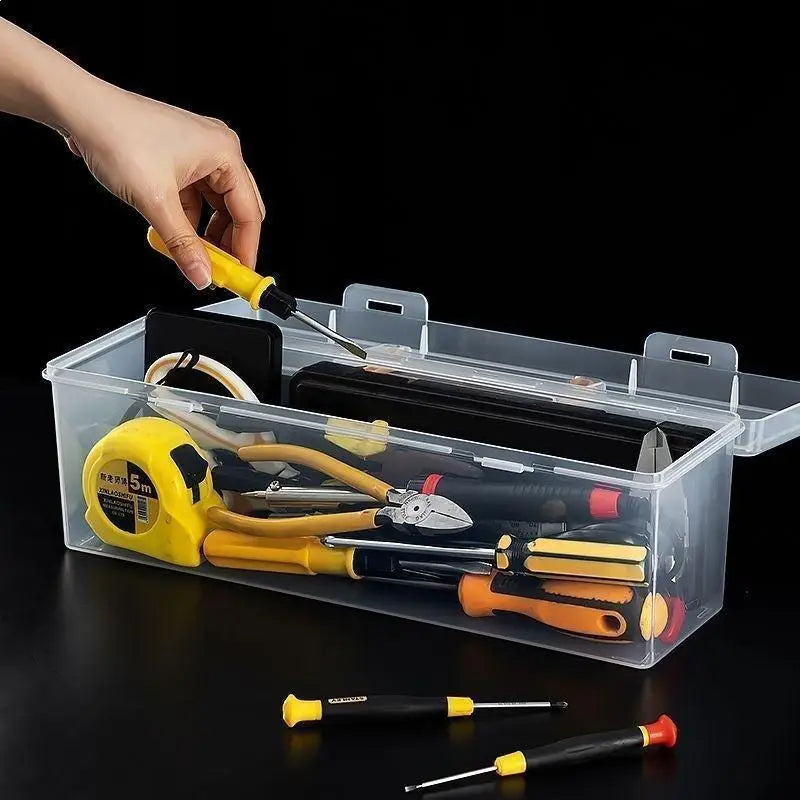 boîte rangement outils compartiments transparent vis boulons ecrous utilitaire organisationnelle multifonctionnelle