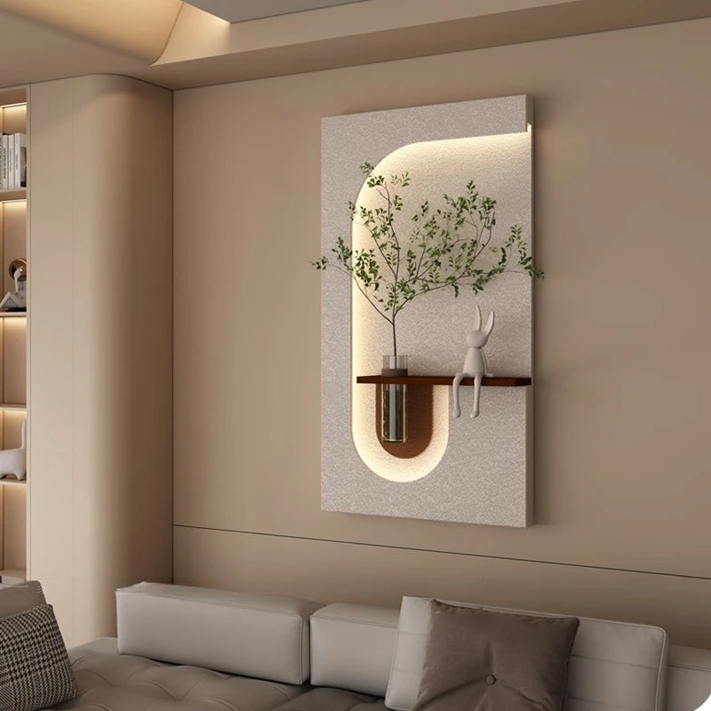 Diffusion de lumière douce de la lampe murale LED